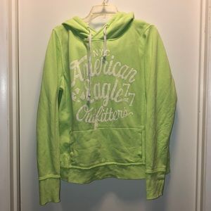 American Eagle Lime Green Hoodie XL
